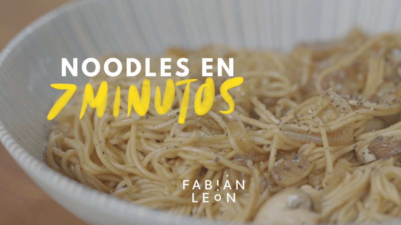 NOODLES con verduras y setas en 7 MINUTOS | 2x04: Cocina en 7 MINUTOS