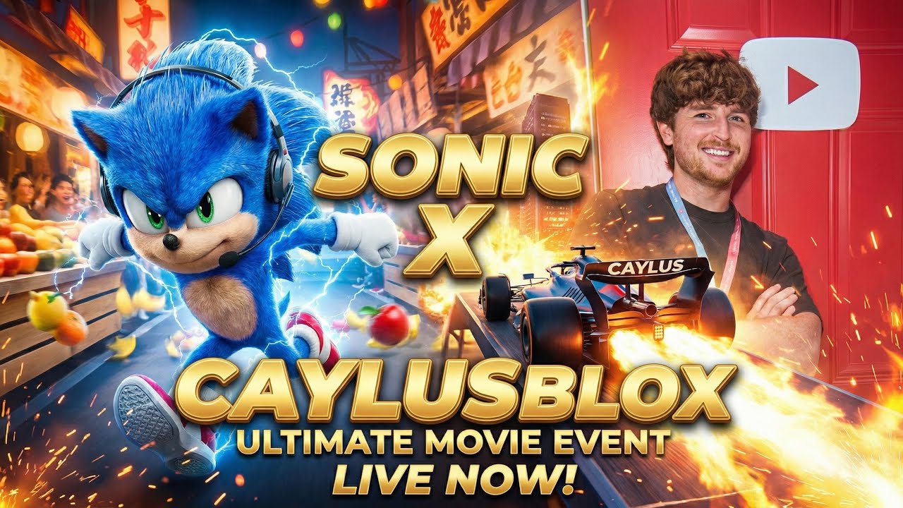 Sonic X Caylusblox: The Roblox Gameplay Movie (Episode 1)💀
