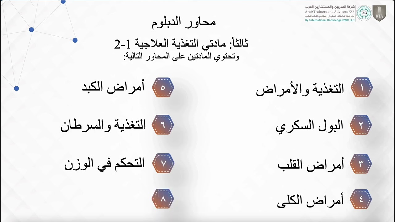 دبلوم التغذية