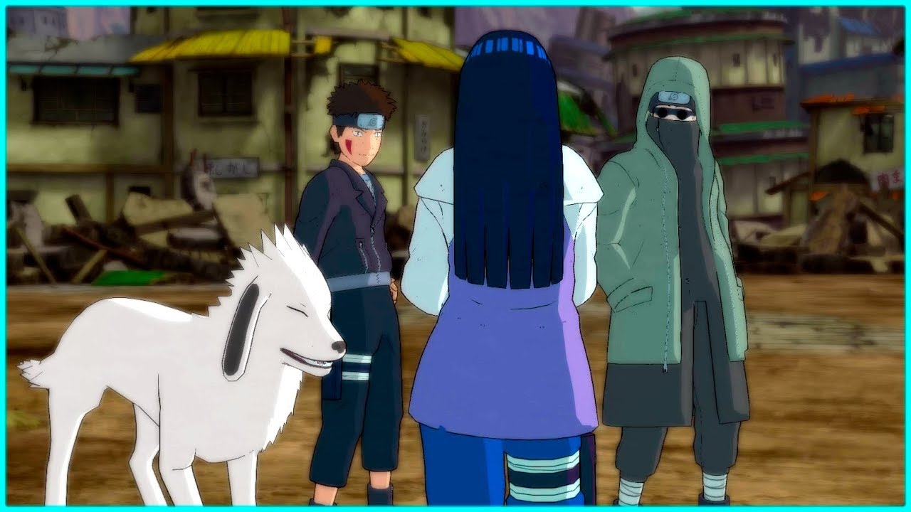 Хината вдохновляет Кибу и Шино | Игра Naruto Shippuden Ultimate Ninja Storm 2 | Конан