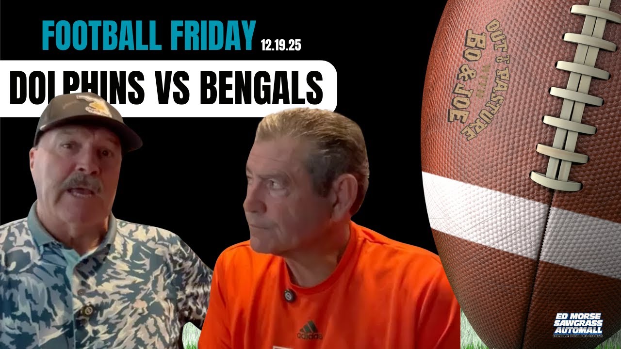 Football Friday 12.18.25: Tua Benched, Quinn Ewers Starts — Dolphins at a Franchise Crossroads