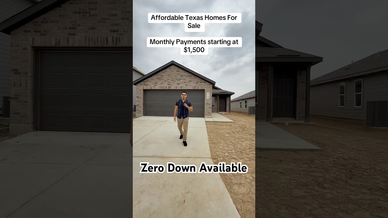 AFFORDABLE TEXAS HOMES FOR SALE $1,500 MONTHLY PAYMENTS