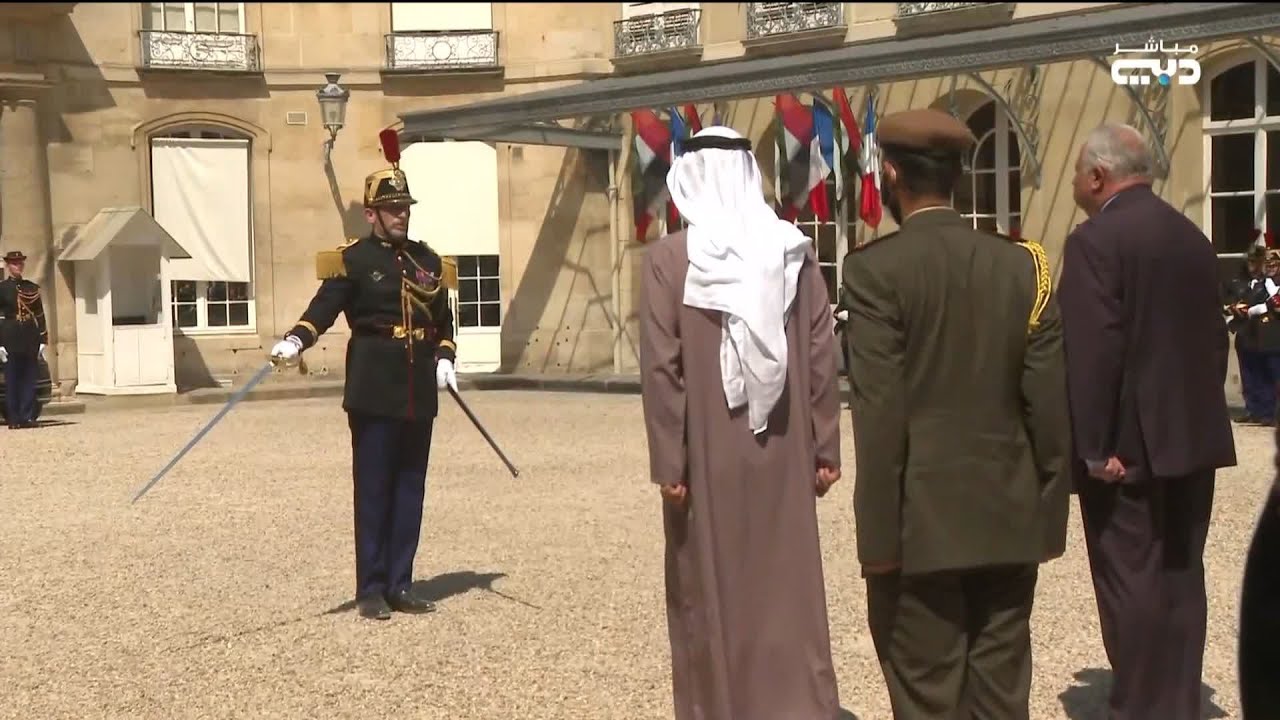 محمد بن زايد يزور مجلس الشيوخ الفرنسي في باريس
