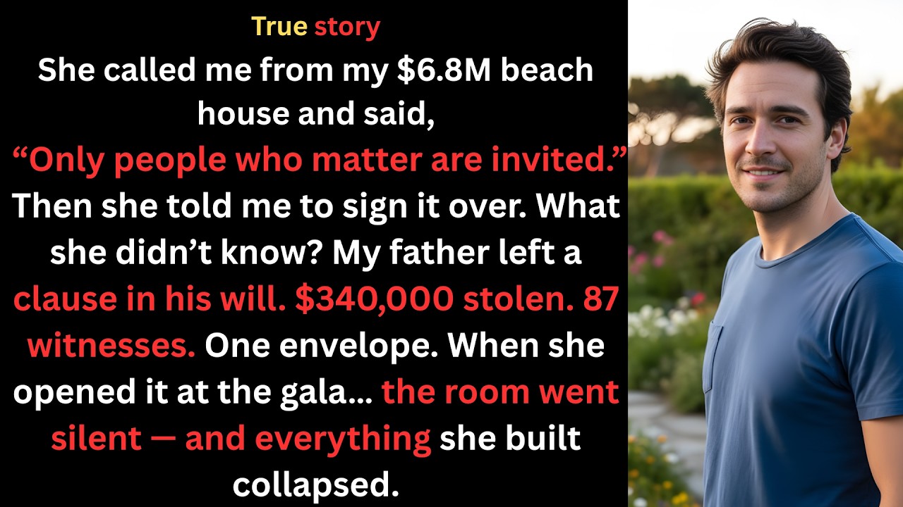 She Called From My Beach House and Said I Was Not Family Enough To Be Invited...