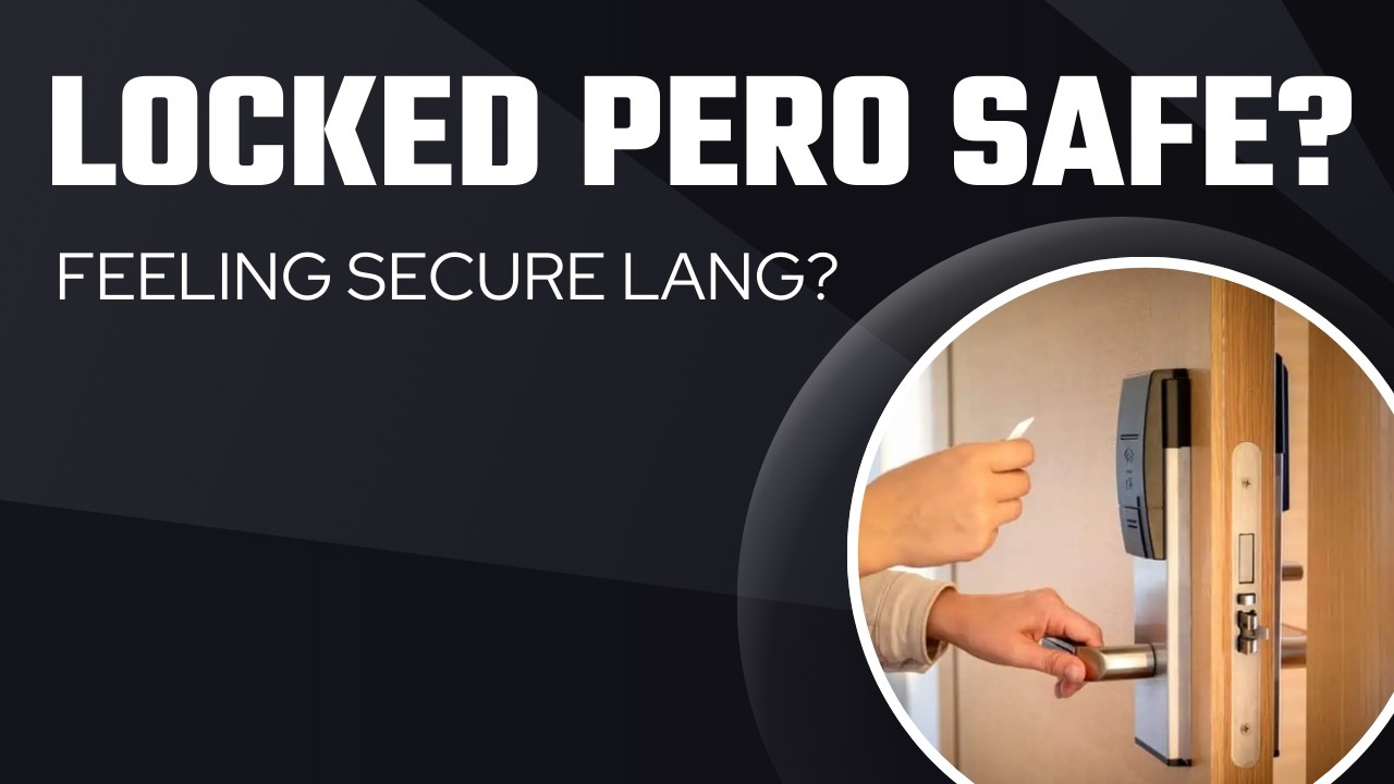 Electronic Locks  Ligtas Ba Talaga o Feeling Safe Lang