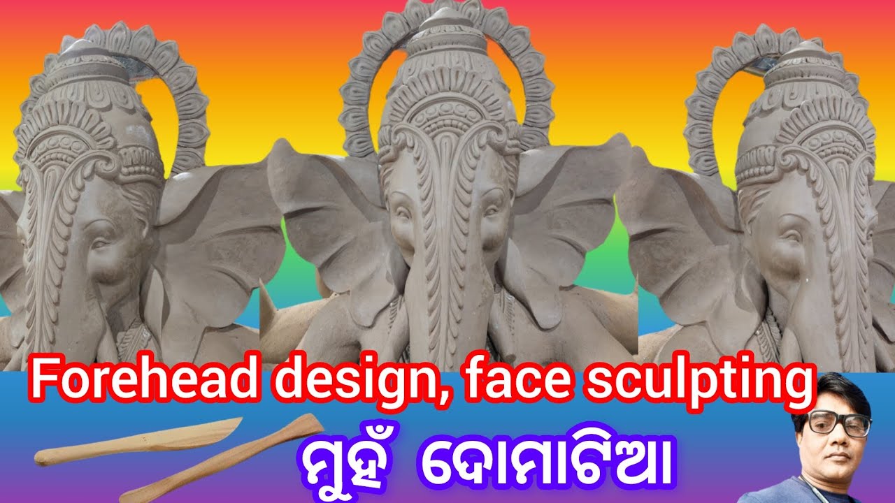 Ganapati clay idol#2025#face sculpting#ଦୋ ମାଟିଆ#jagannatharts#odisha