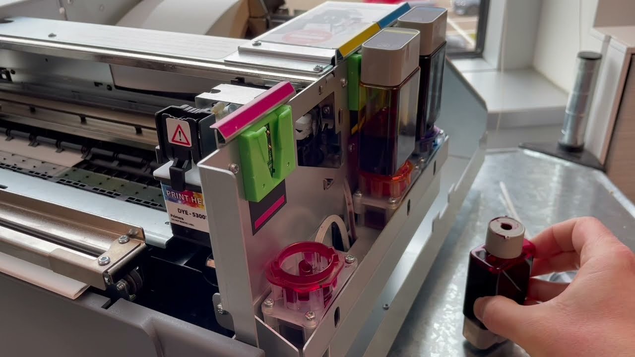 Primera LX3000 - How to remove a partially full ink tank without spilling.