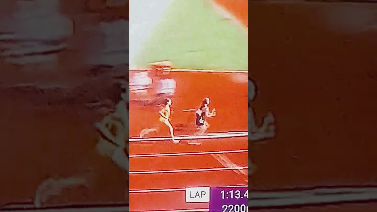 5.000 metros. Mar&iacute;a Forero [ Espa&ntilde;a ] disputando la vanguardia