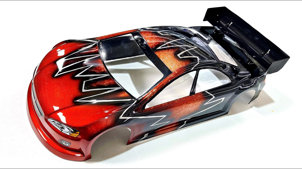 How I Painted My Marble or Lava Effect RC Body
