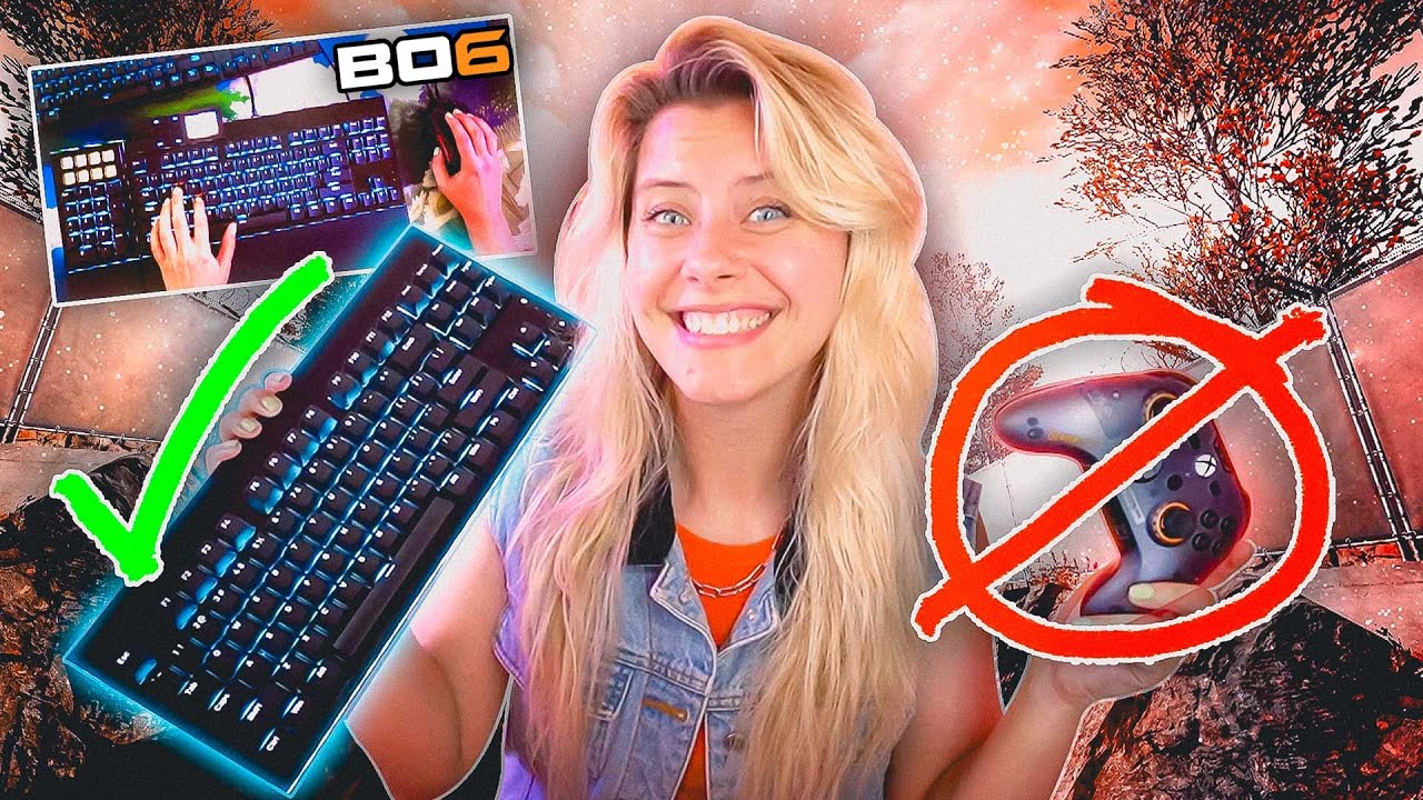 CONTROLLER COD PLAYER USES KEYBOARD AND MOUSE FOR THE FIRST TIME! + HANDCAM (BO6)