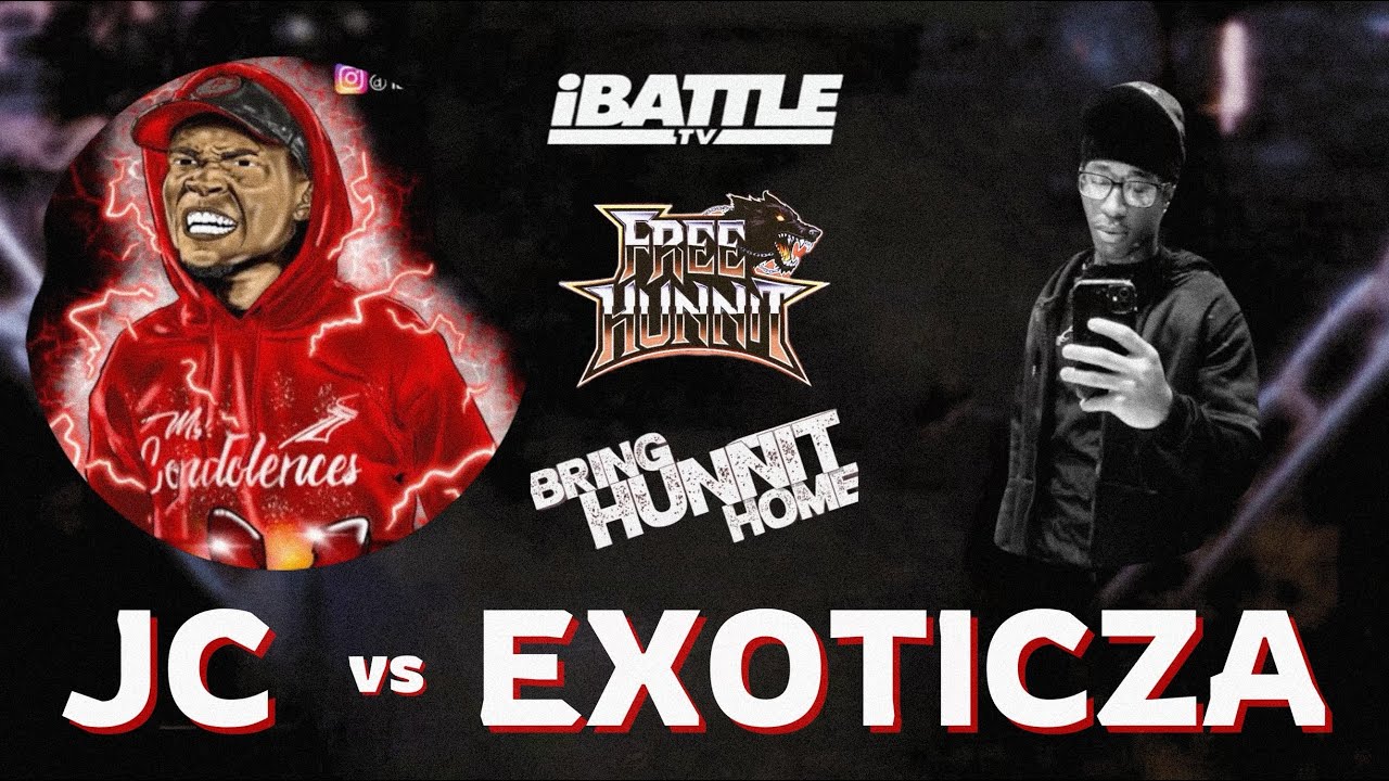 JC vs EXOTICZA | Rap Battle | iBattleTV #FreeHunnit #BringHunnitHome