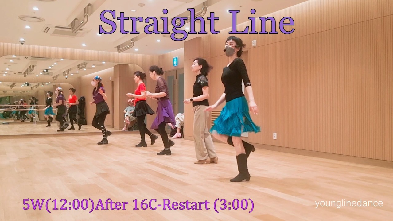 Straight Line linedance / Cho: Stacey Snyder