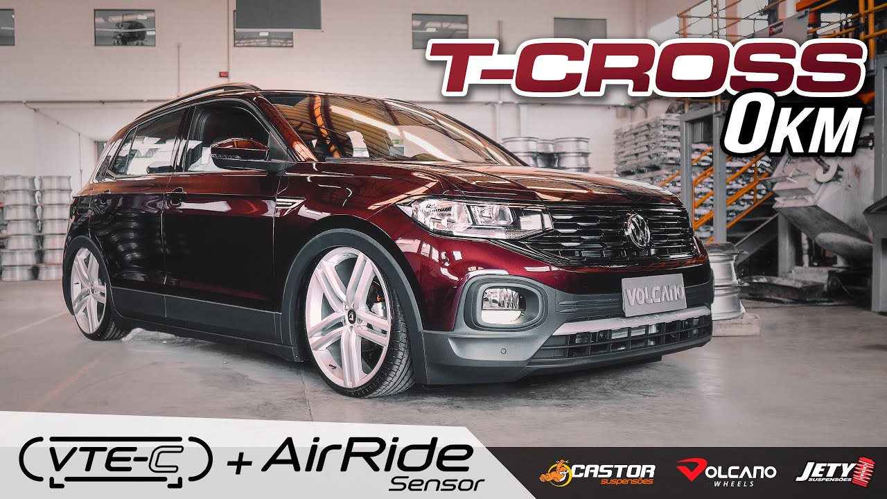 VW T-CROSS 0km + VTE-C + AIRRIDE SENSOR + VOLCANO WHEELS + JETY