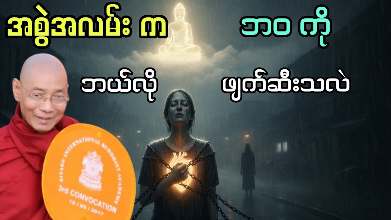 အချစ်ကြီးသူ အစွဲအလမ်းကြီးသူတွေ နားထောင်သင့်သော သံဝေဇနိယဇာတ်တော် (ပါချုပ်ဆရာတော်) 