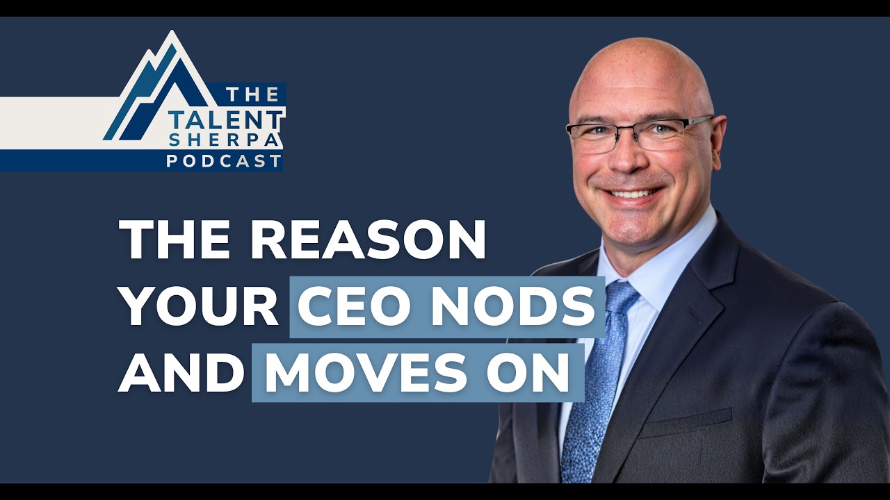 The Reason Your CEO Nods and Moves On