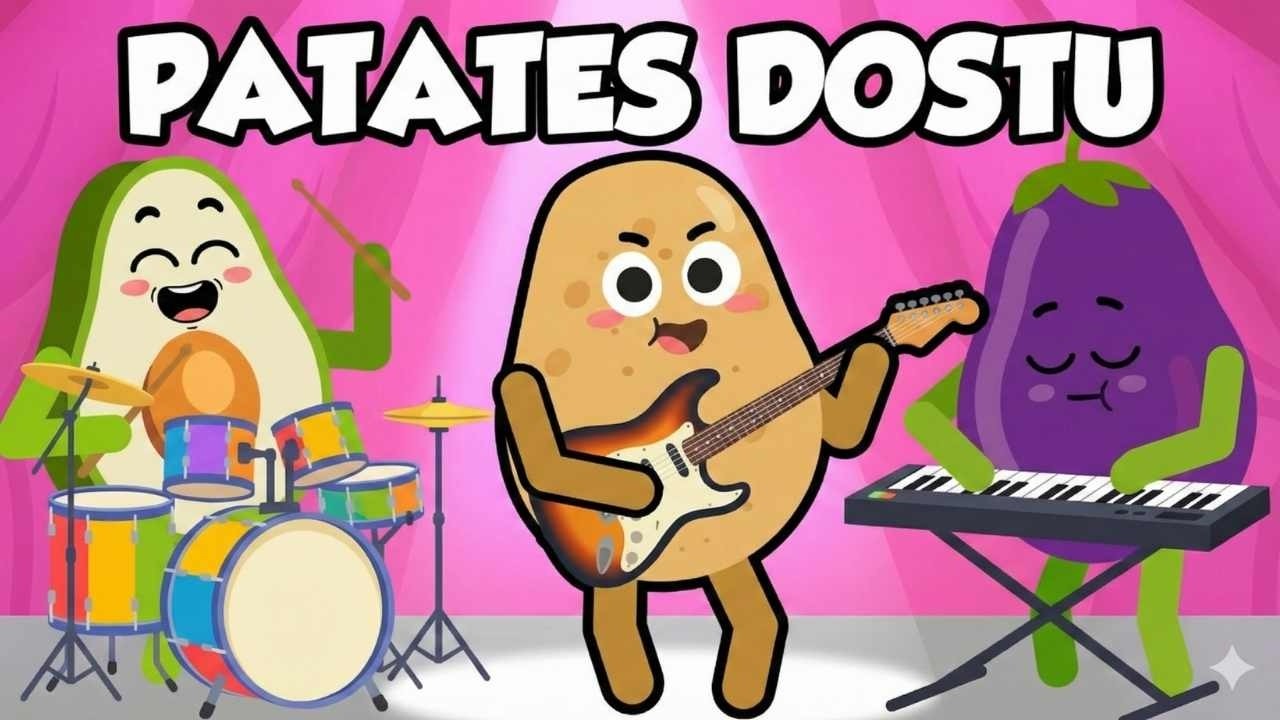 Patates Adam ve Ceviz Adam 🥔🌰 Eğitici Çocuk Şarkısı Dinle