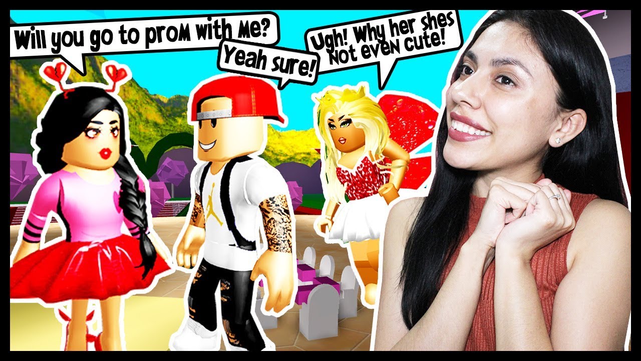 I ASKED A CUTE GUY TO PROM to MAKE MY BULLY JEALOUS! - Roblox