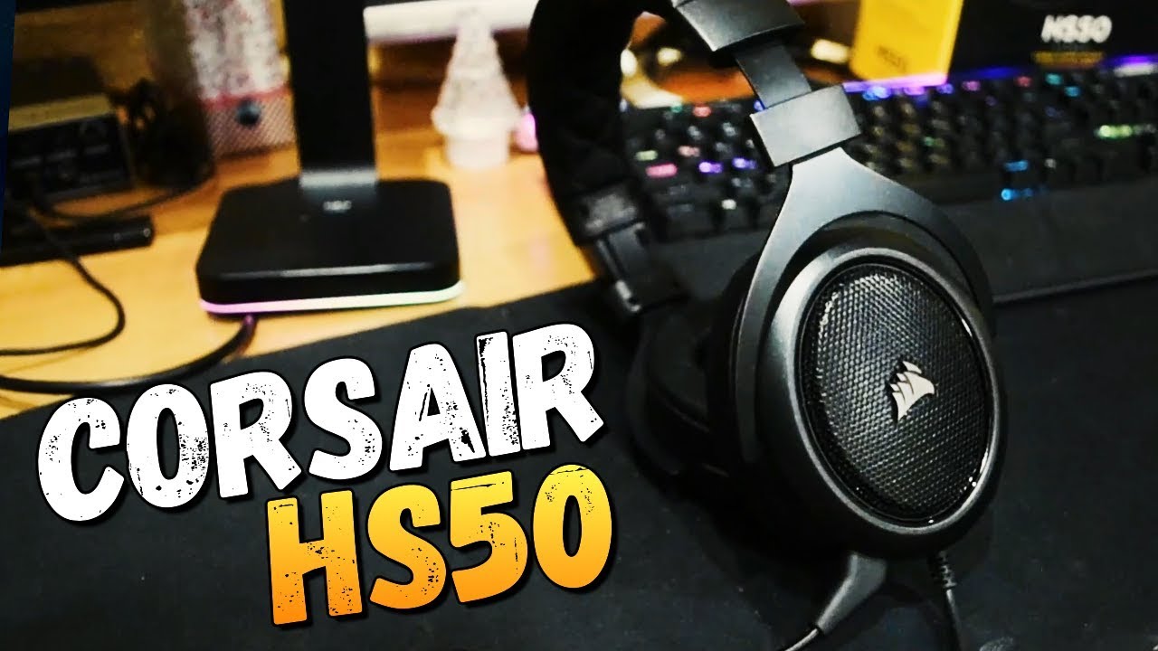 ОБЗОР НЕДОРОГОЙ ИГРОВОЙ ГАРНИТУРЫ CORSAIR HS50