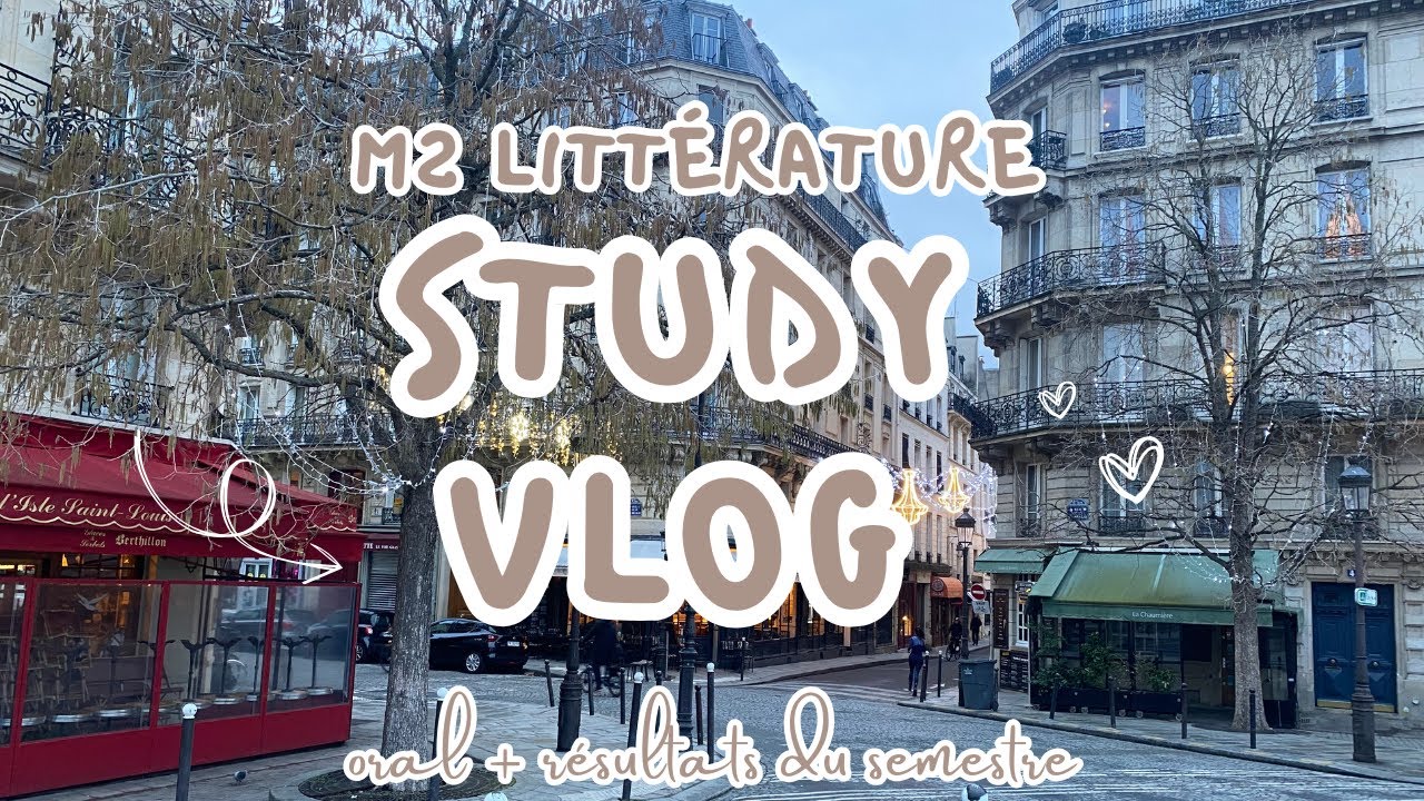 study vlog : préparation de l'agrég, oral de M2 & résultats ✨
