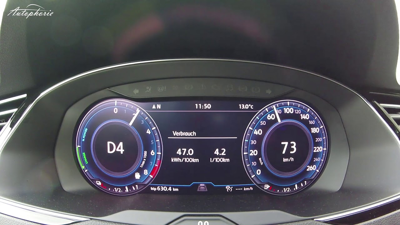 VW Passat GTE: Beschleunigung 0 - 210 km/h (Hybrid) und 0 - 100km/h (elektrisch) - Autophorie