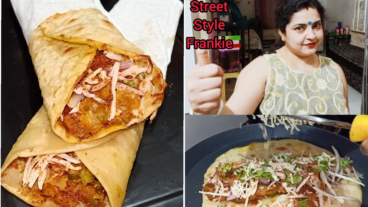 Mumbai Street Style Veg Frankie Recipe, Tawa Frankie Recipe, Frankie Recipe, Schezwan Frankie Recipe