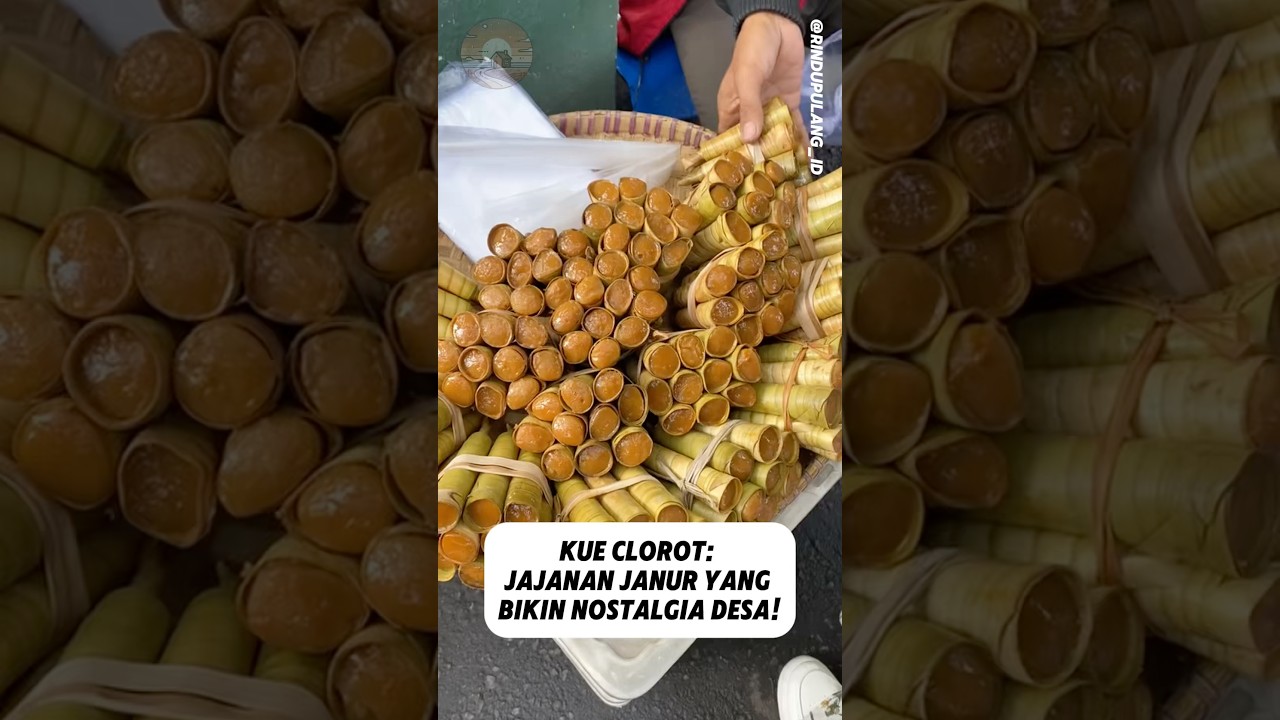 Kue Clorot: Jajanan Janur yang Bikin Nostalgia Desa! #KueClorot #JajananTradisional #kulinerjawa