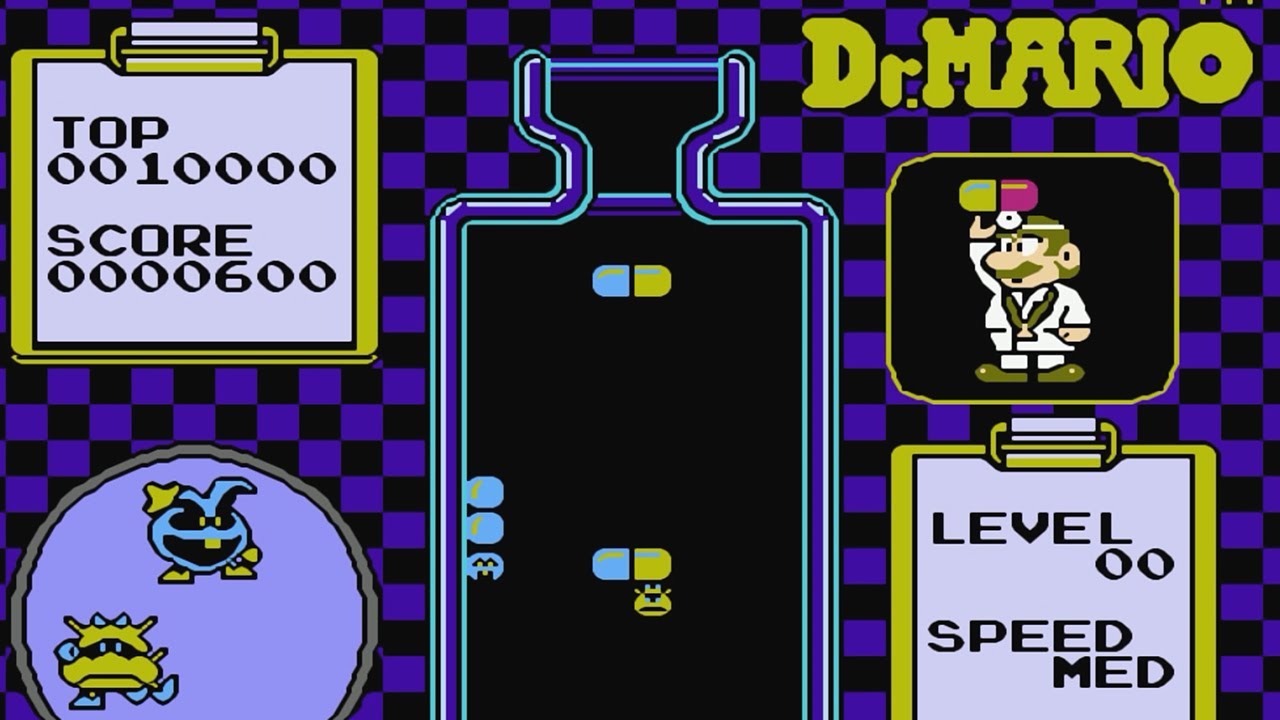 Dr. Mario (NES) - Enhanced Graphics - Gameplay
