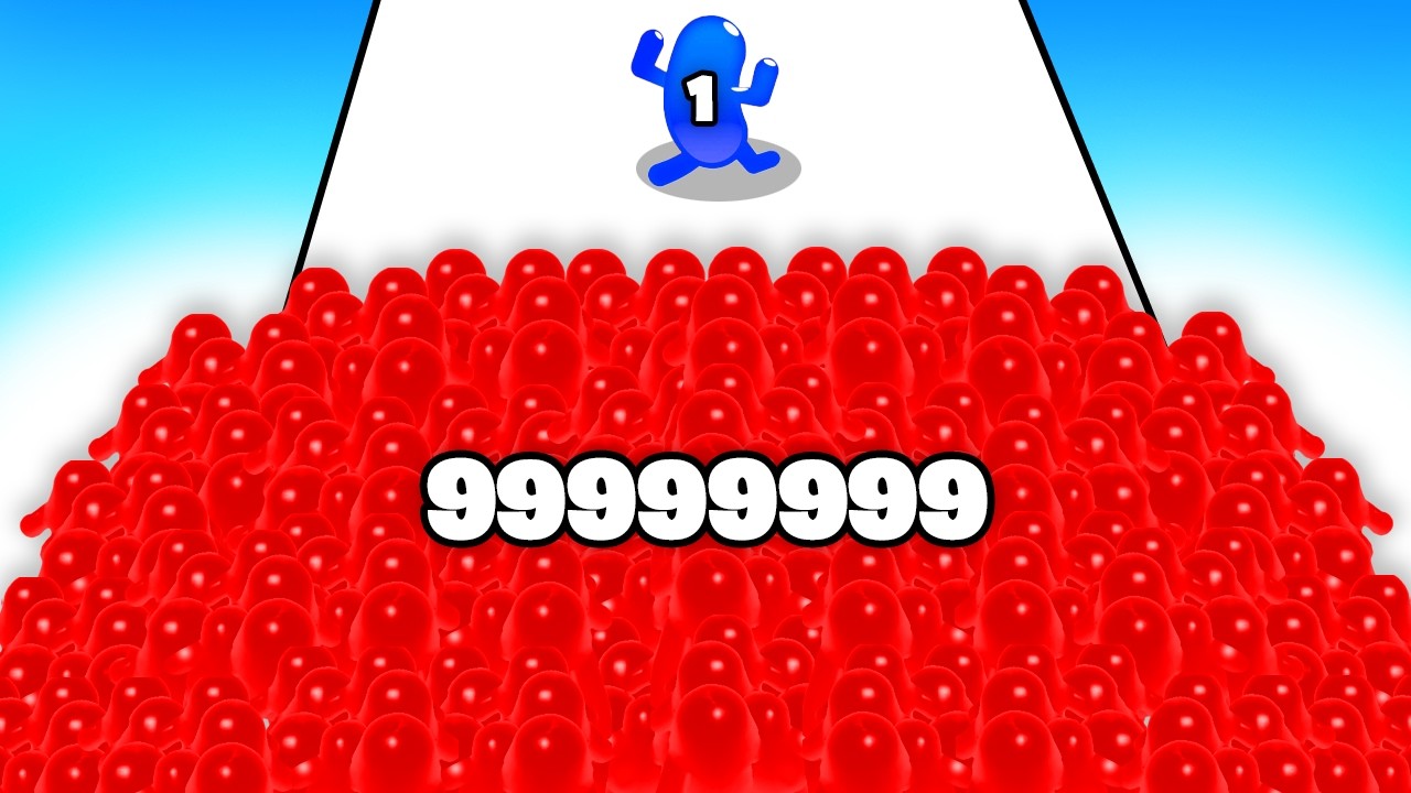 1 против 1 000 000 АРМИ! — Присоединяйтесь к Blob Clash 3D