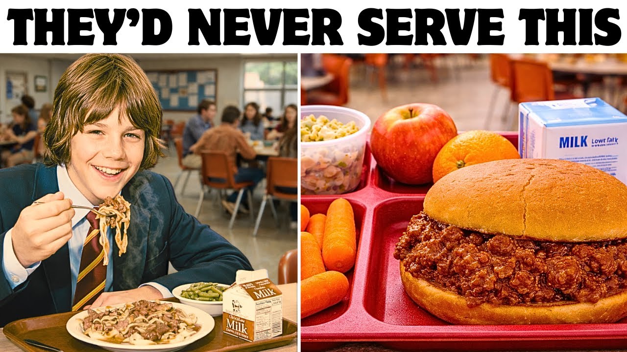 10 School Cafeteria Meals From The 1970s They'll NEVER Serve Again!