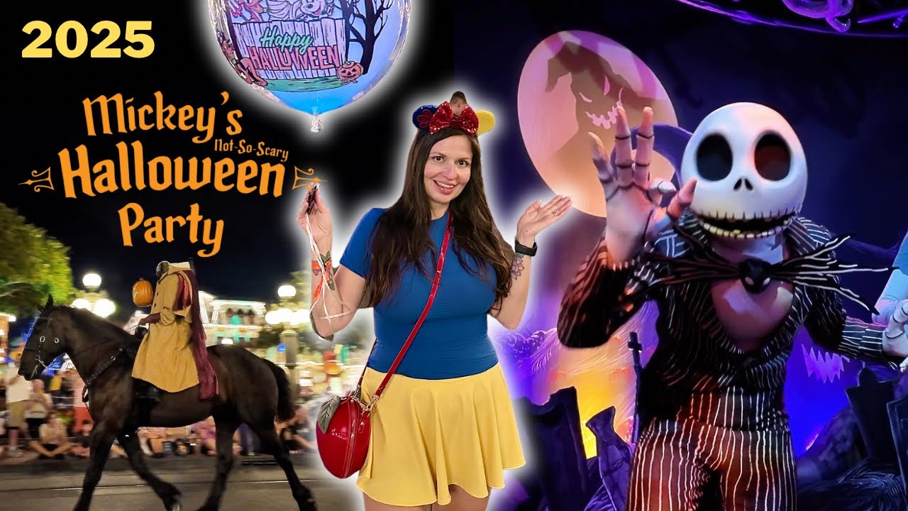 OPENING NIGHT Mickey’s Not So Scary Halloween Party 2025! NEW Jack and Sally!