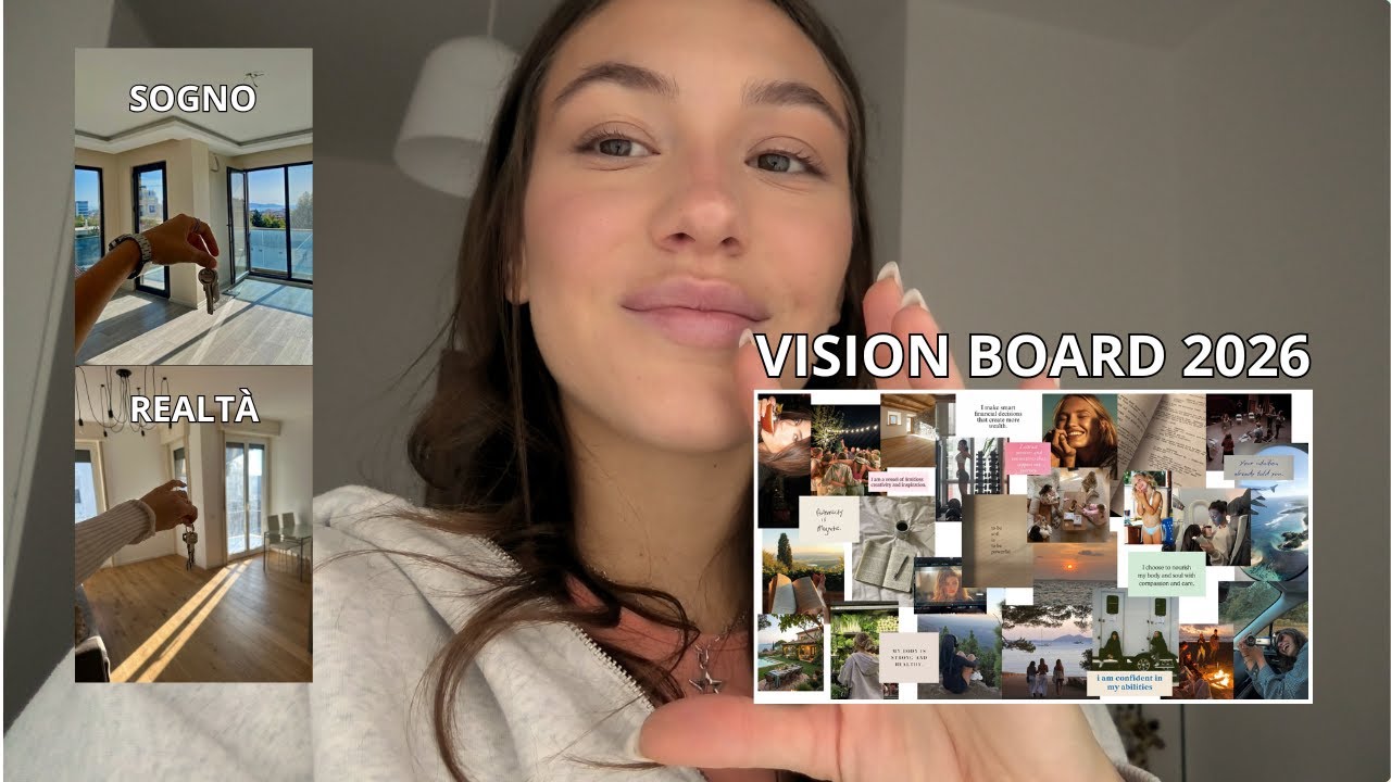 Vision board 2026 | guida passo passo per visualizzare i propri obiettivi