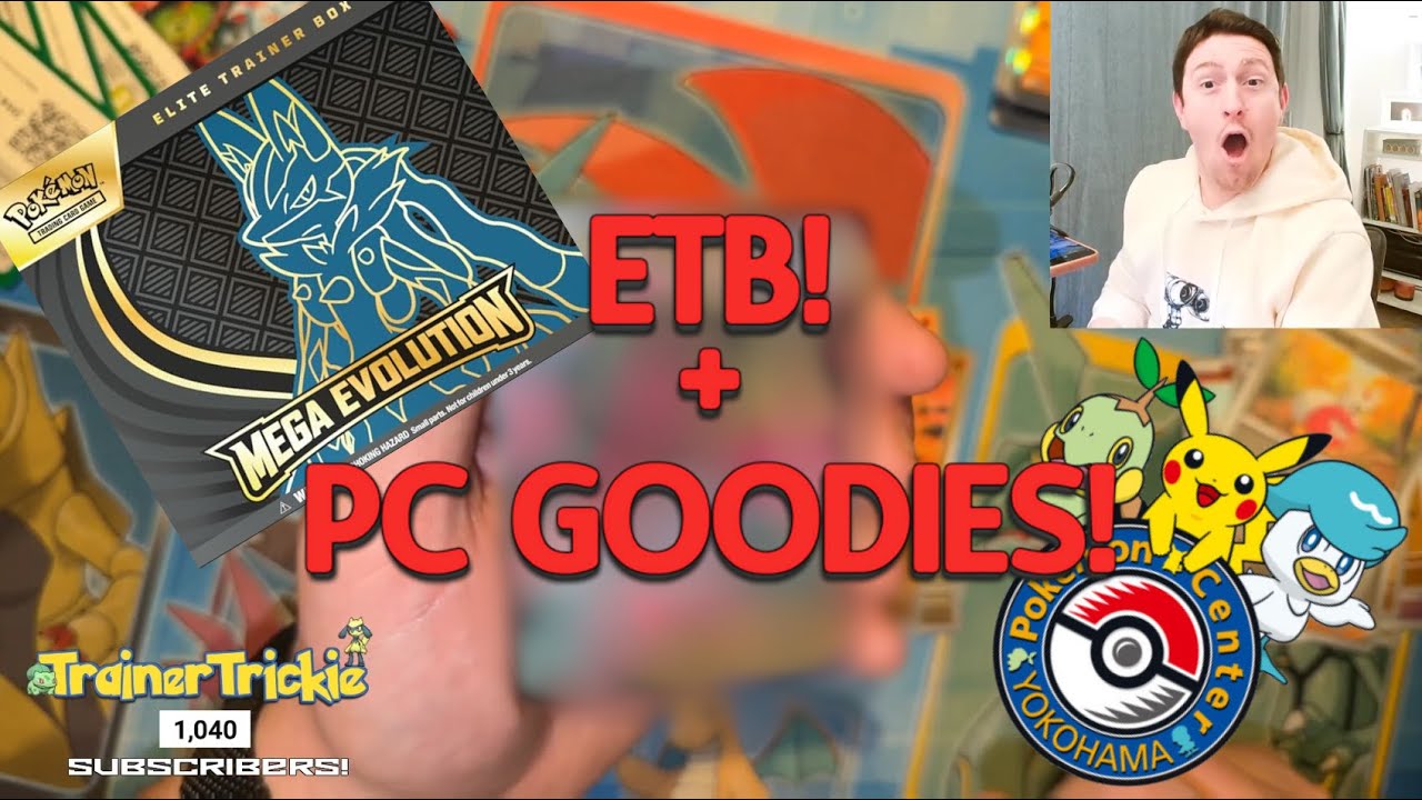 Mega Evolution ETB 4 HITS + Pokemon Goodies From Japan!