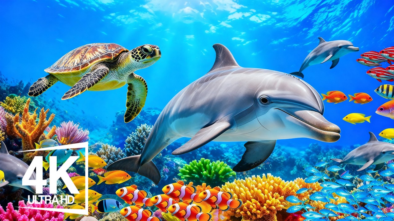 Best Aquarium in 4K Ultra HD – Discover a Calm and Colorful Underwater World
