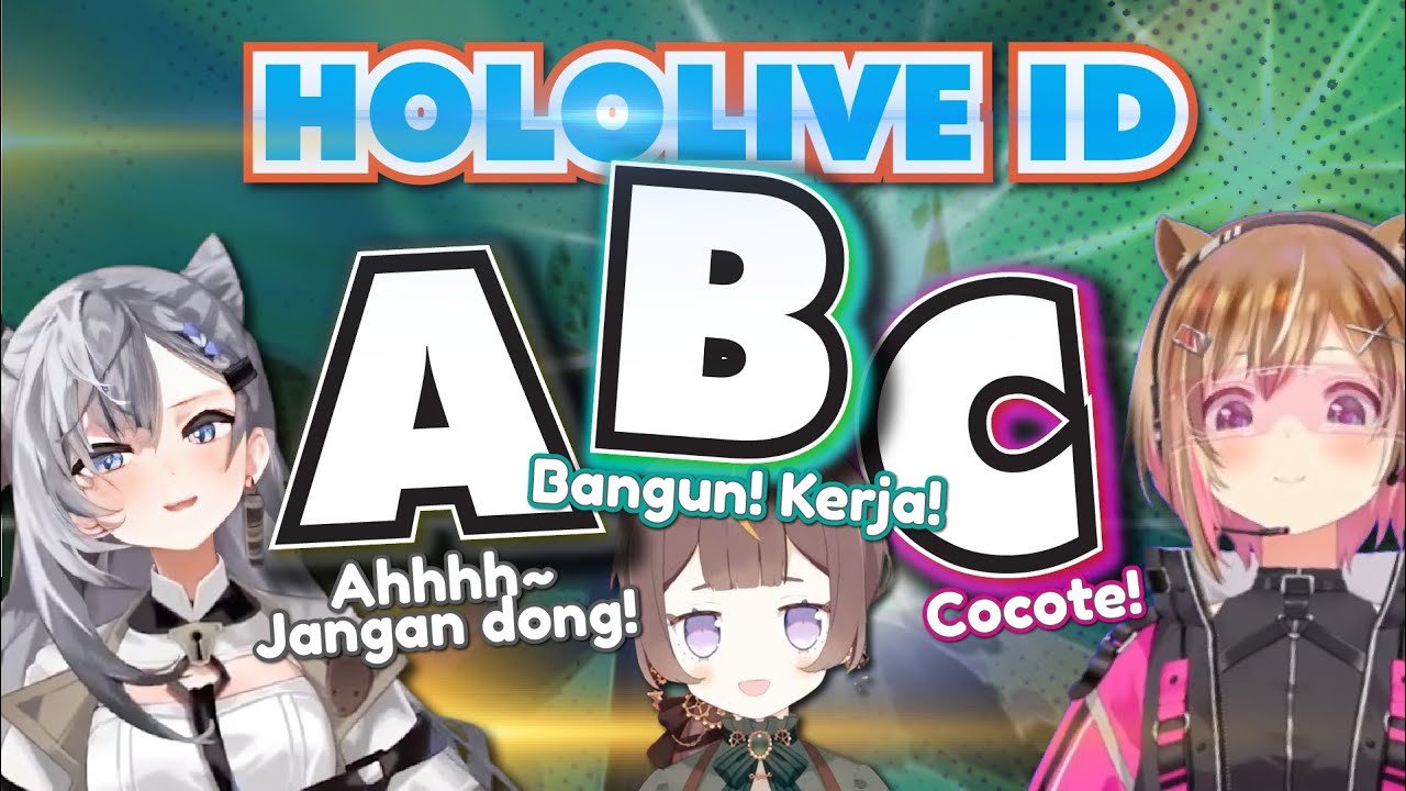Hololive ID ABC Clip