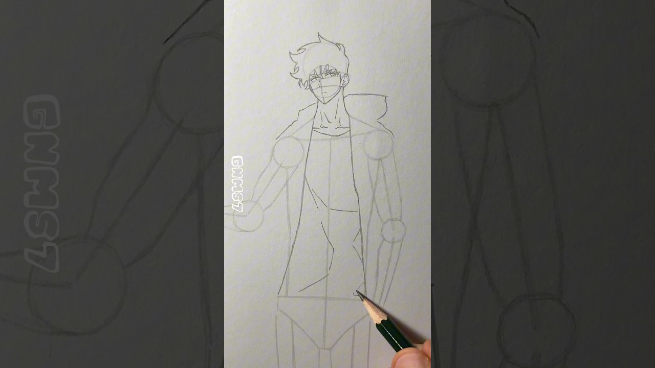 Drawing Sung Jinwoo - Solo leveling 