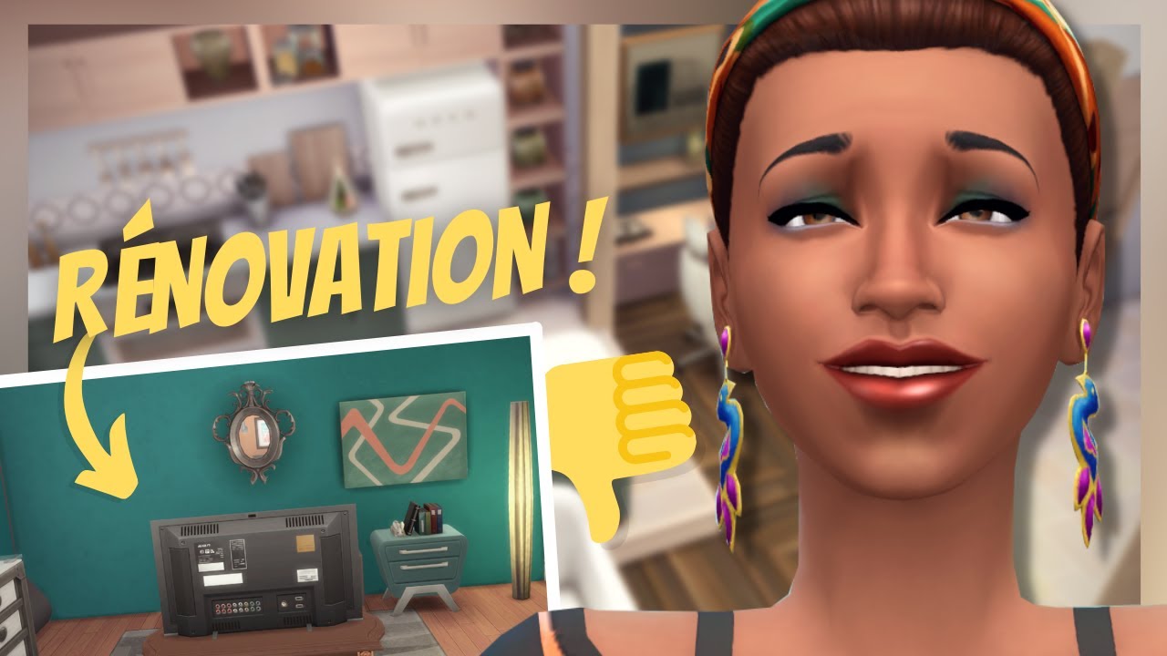 Je r&eacute;nove l'appartement ridicule de Penny Pizzazz ! 🧐 | SIMS 4