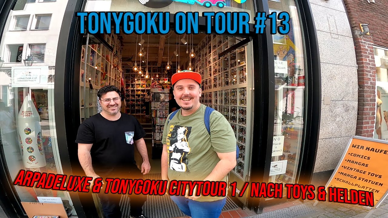 Arpadeluxe & Tonygoku Citytour 1 nach Toys & Helden 😁🎮 // TONYGOKU ON TOUR #13 + Outtakes 😂🤙