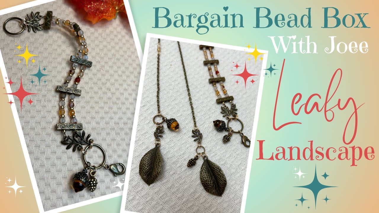 Bargain Bead Box Leafy DIY Necklace & Bracelet