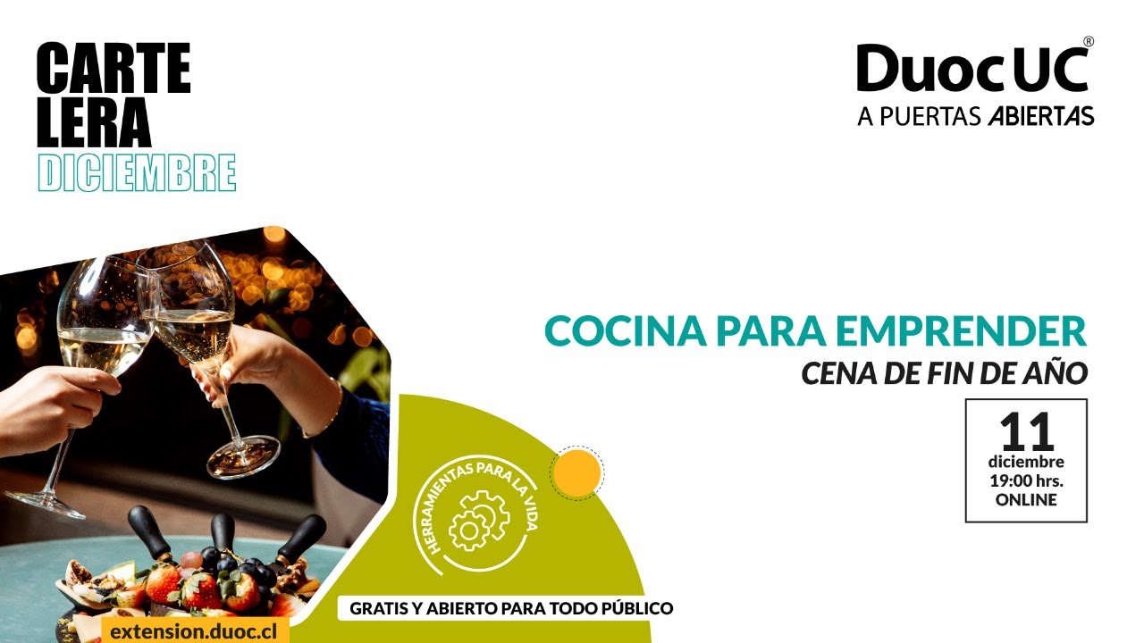 Cocina para emprender: Cena de fin de año