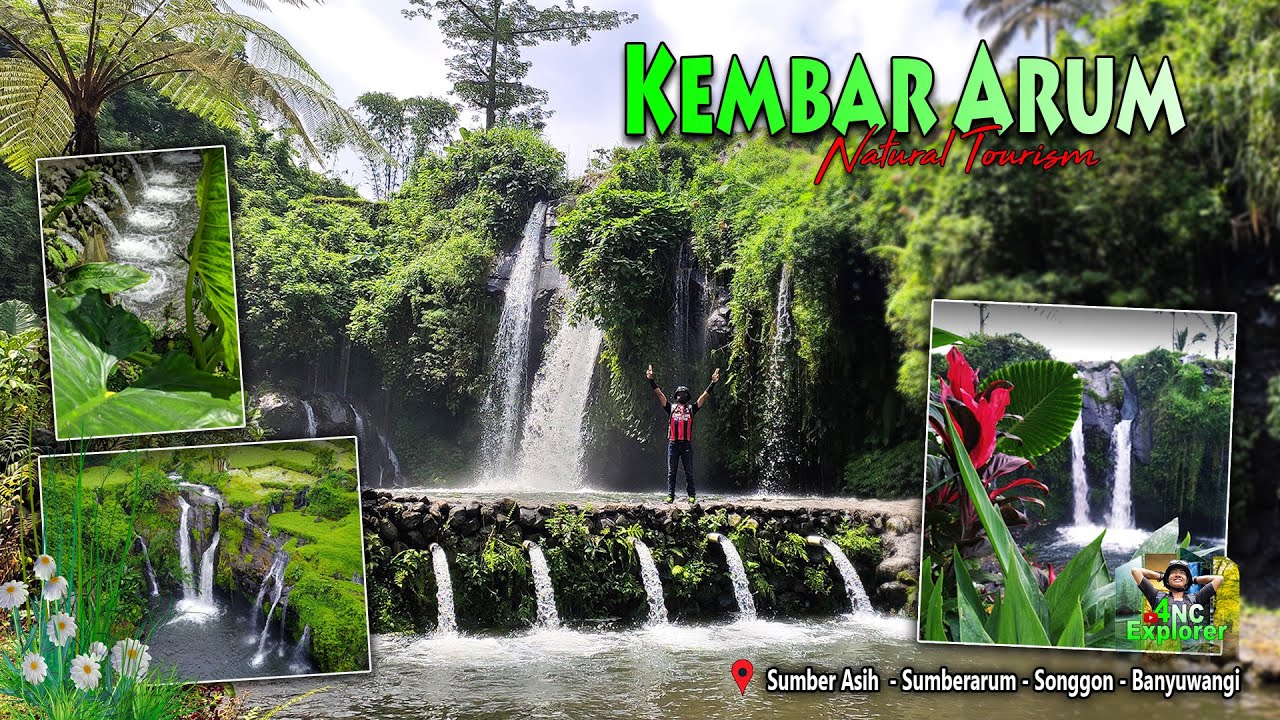Air Terjun KEMBAR ARUM Temcor || Explore Wisata Banyuwangi