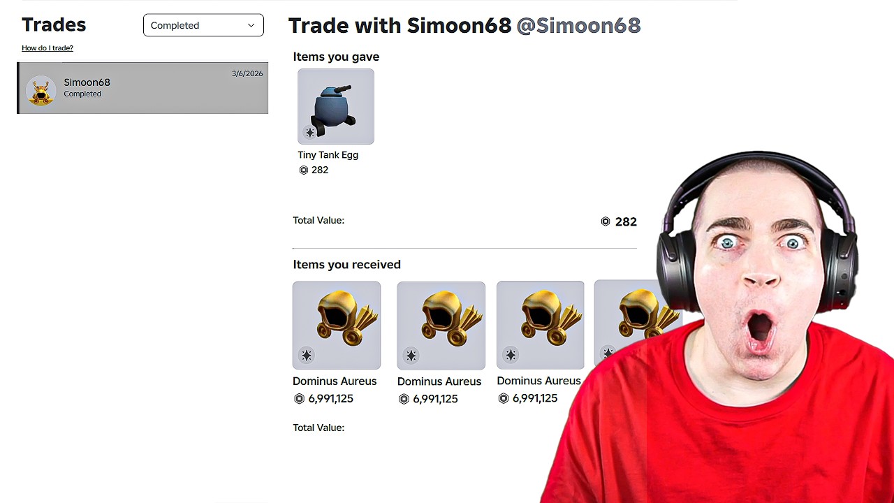 TRADING UNTIL I GET A DOMINUS