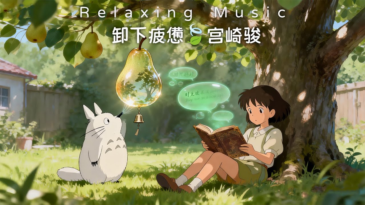 🍀2026靜心必聽｜60分鐘宮崎駿輕音樂🎹遠離喧囂・情緒鬆綁｜午休/咖啡/日常循環播放🌿relaxingmusic
