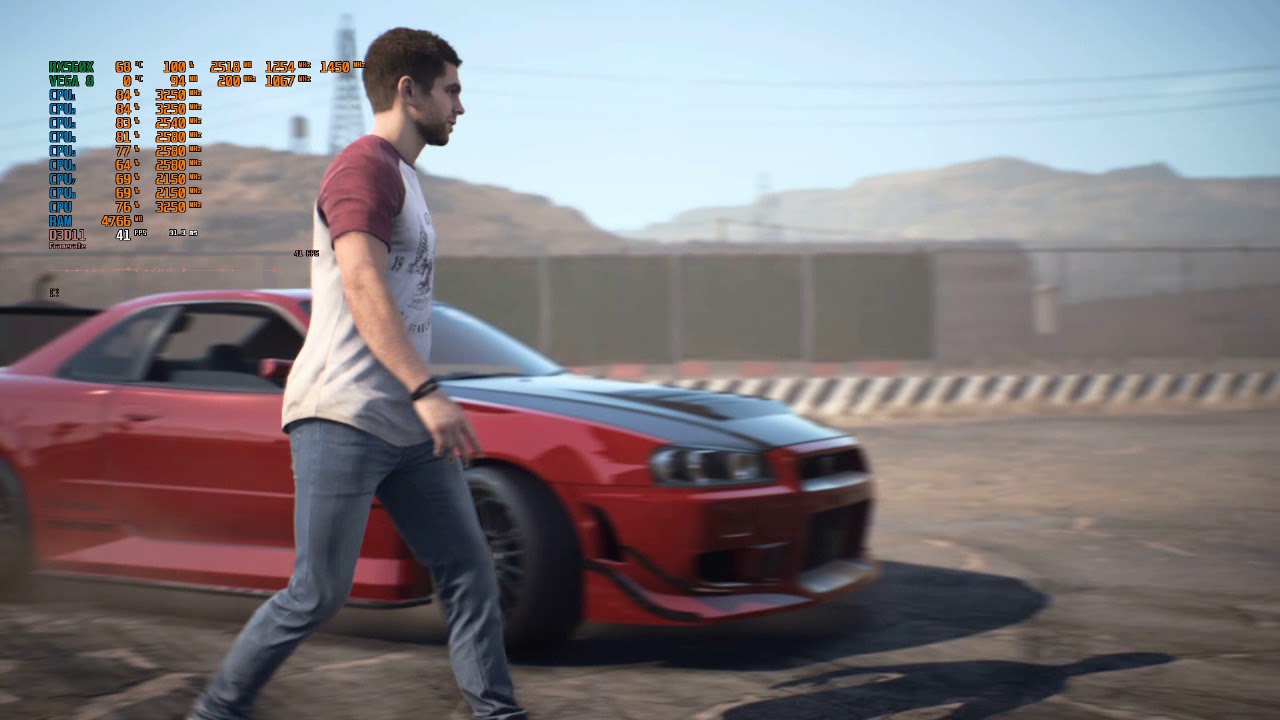 Acer Nitro 5 Ryzen 5 2500U RX560X Need For Speed Payback Gameplay