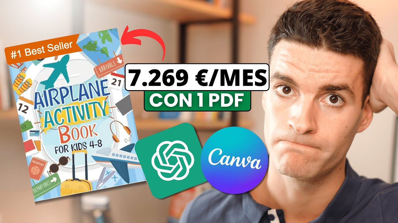 Así se Gana Dinero vendiendo PDF's en Amazon (tutorial con ChatGPT y Canva)