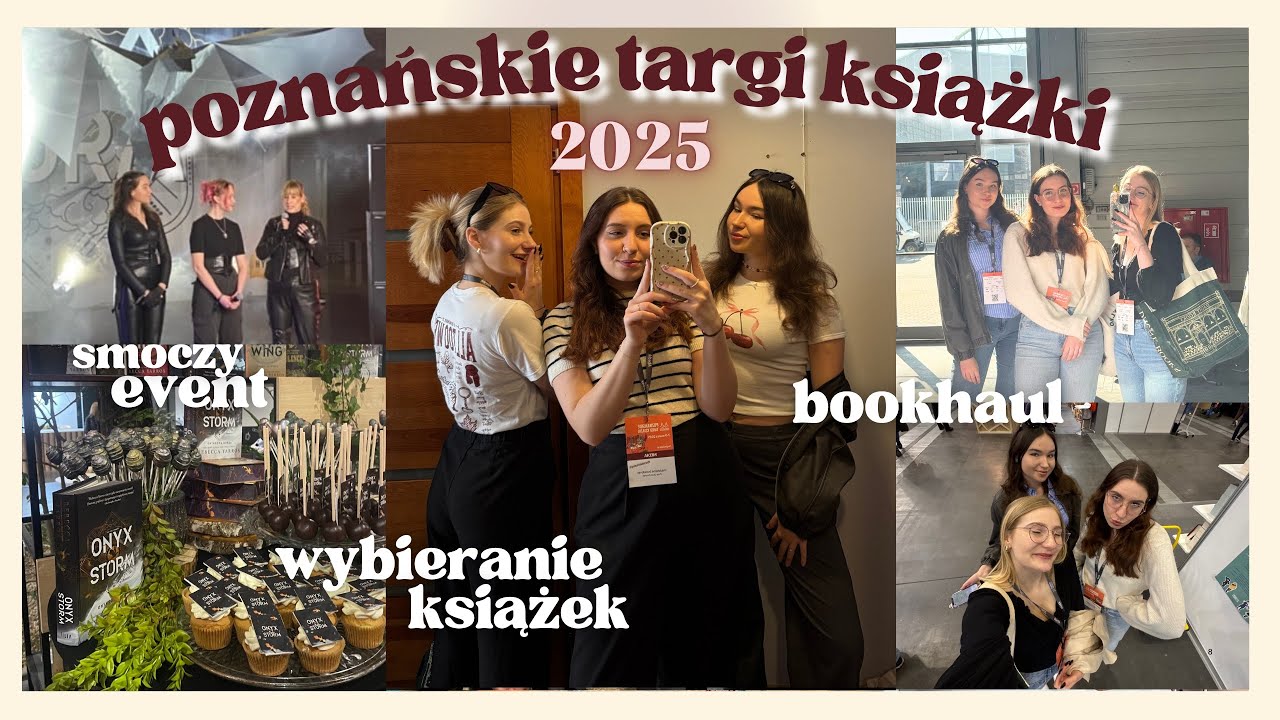 WYBIERAMY SOBIE KSIĄŻKI NA TARGACH 📚| bookhaul i vlog z PTK ✨🐉🖤