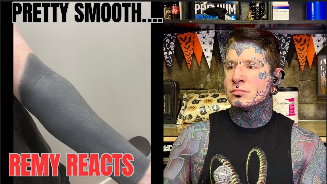 Remy Reacts to Blackout Tattoos #44 #inked #ink #tattoos