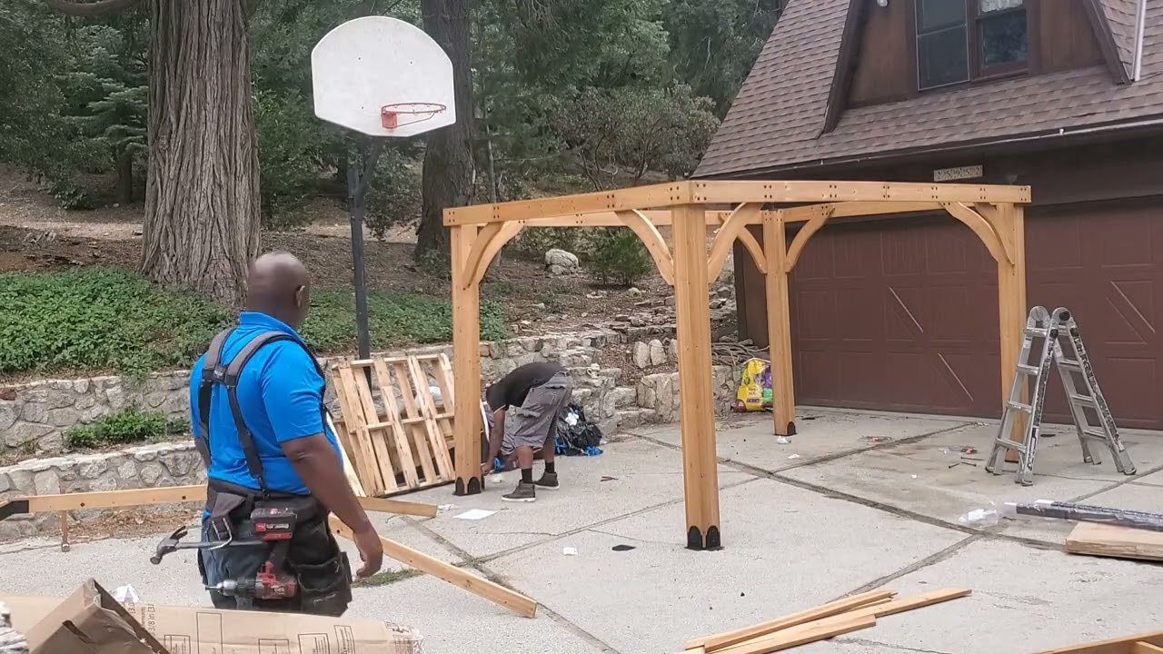 14 X 10 Cordova Gazebo build