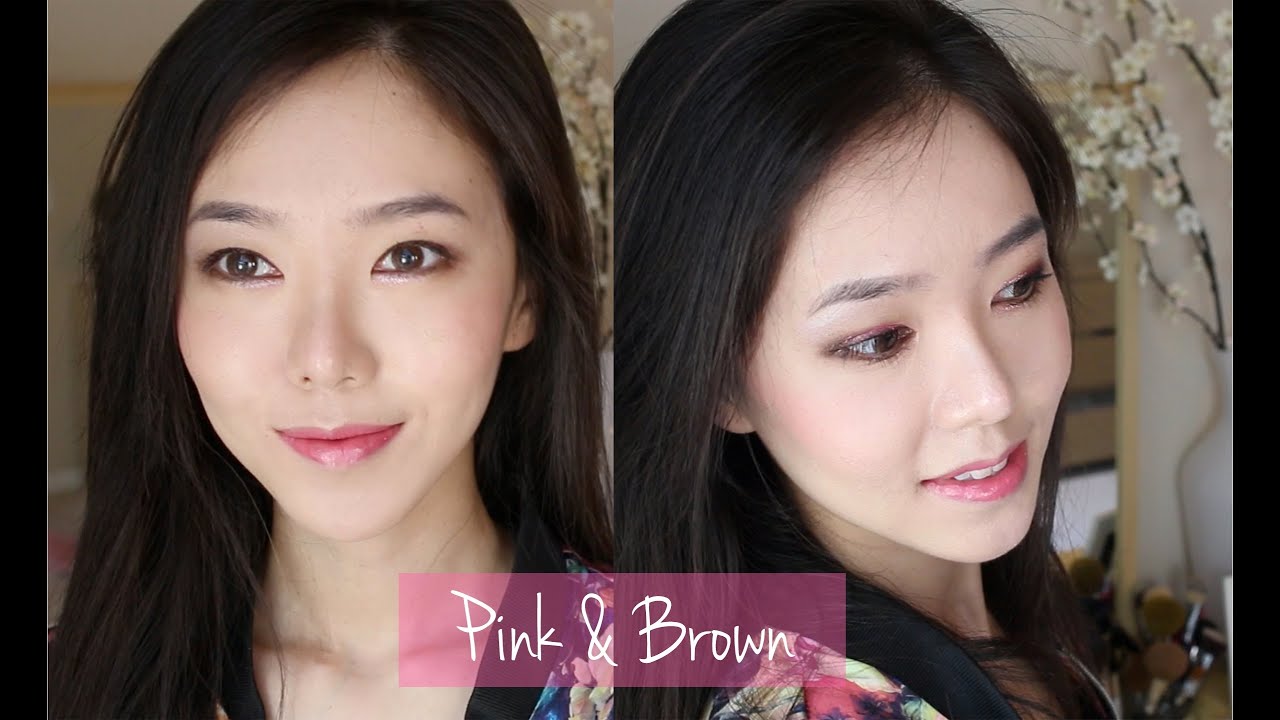 Pink & Brown Makeup Tutorial 핑크 브라운 메이크업
