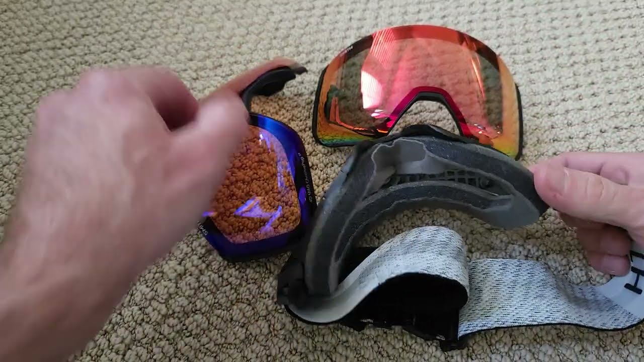 How to change Smith Optics 4D mag Goggle lenses