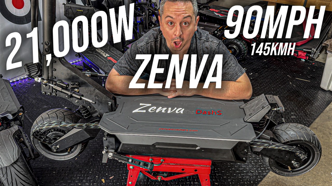 САМЫЙ БЫСТРЫЙ СКУТЕР, НА КОТОРОМ Я КОГДА-ЛИБО ЕЗДИЛ! 🚀 (Распаковка Zenva Dash S мощностью 21 000 Вт)
